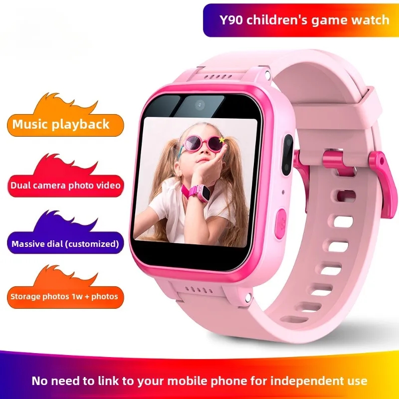 Kids Educational Watch - Kinderspellen Telefoonhorloge Y90 Entertainment Muziek Functie
