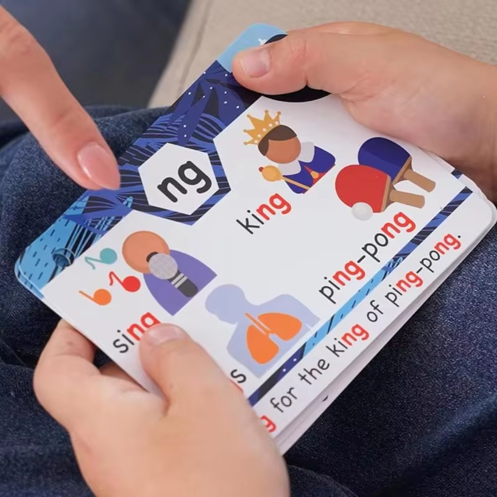 Phonics Card Game - ROSQ Phonics Sight Words Flash-kaarten Leren