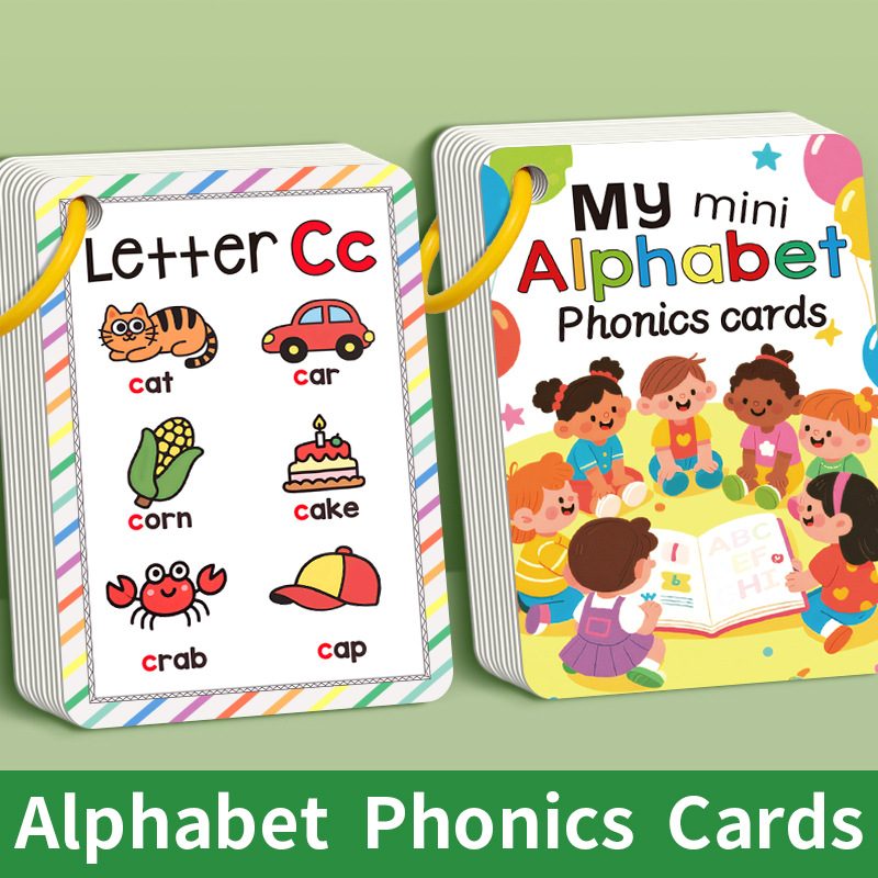 Phonics Card Game - Alfabetische Phonics Flashcards voor peuters en
