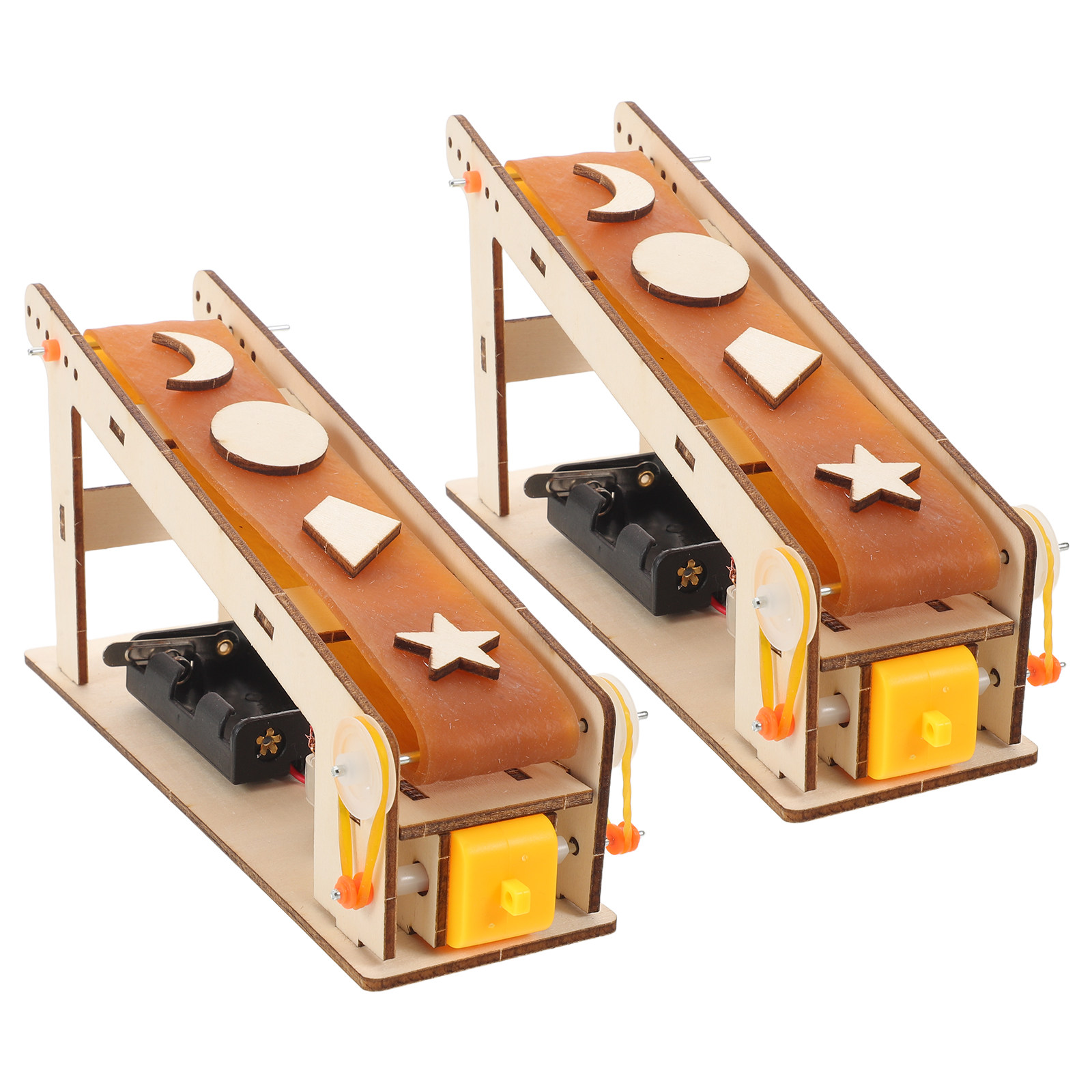 Kids Education Kit - 2-delige Elektrische Transportband DIY Montagekit Interactief