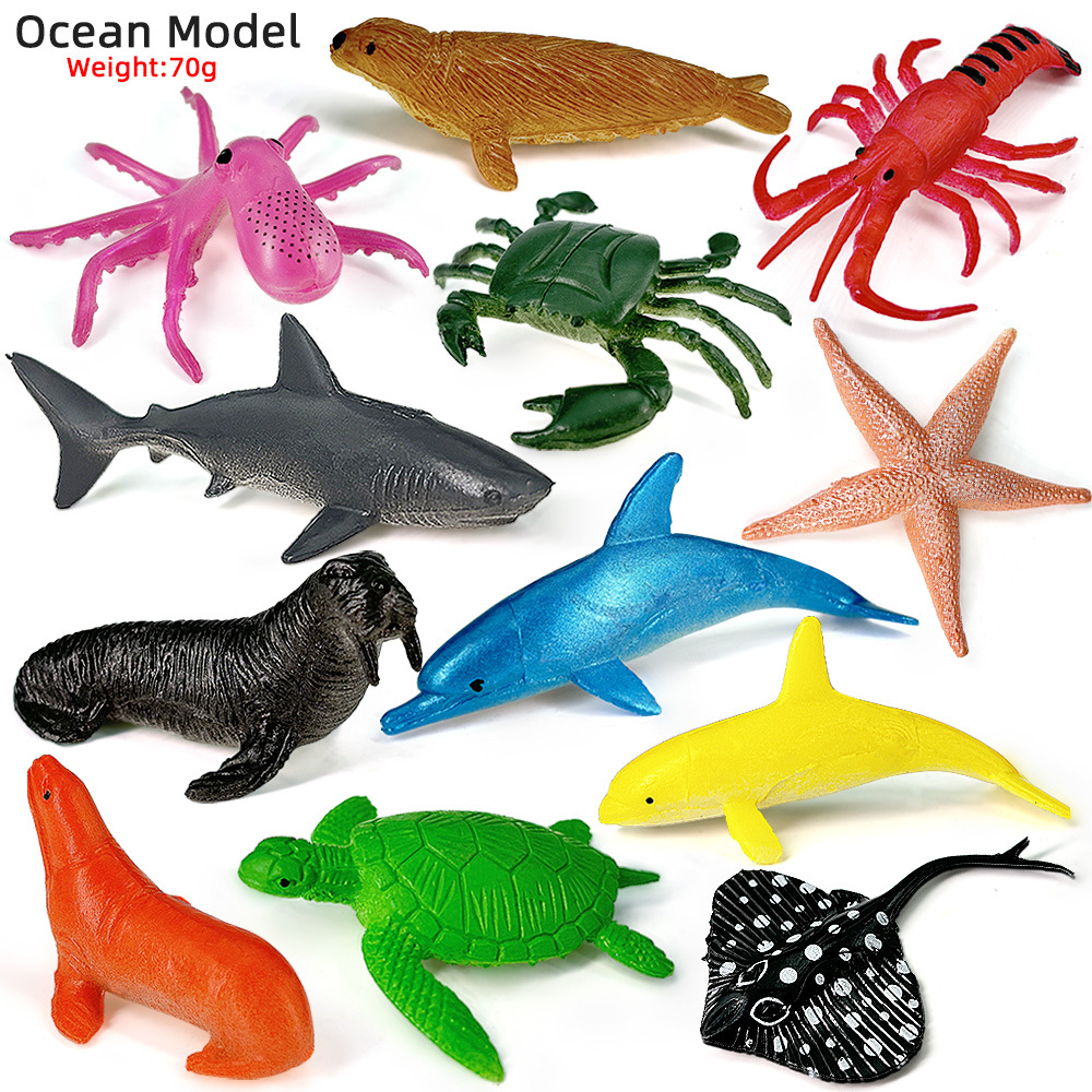 Kids Education Kit - 12 Stuks Oceaan Zeeleven Set Dieren