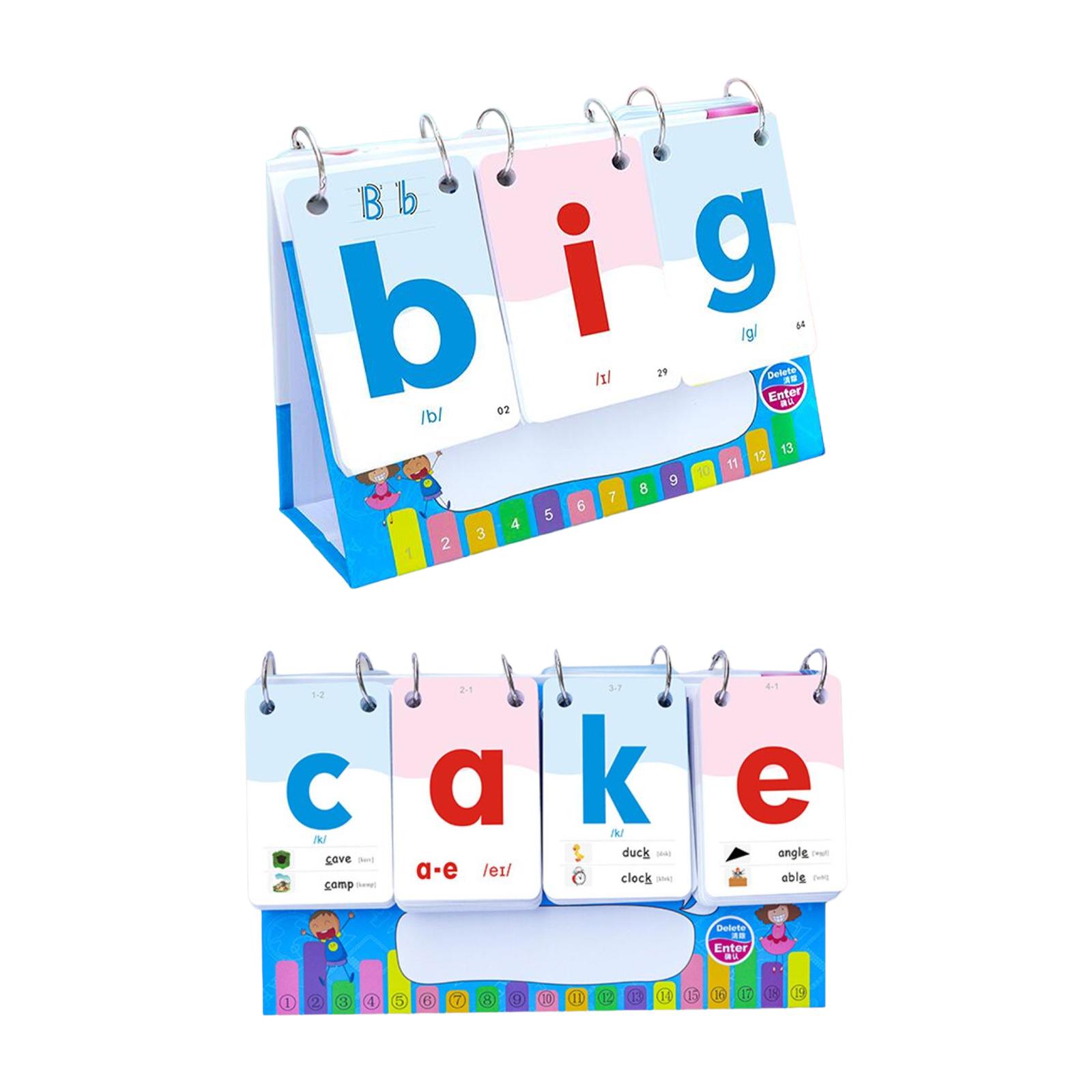 Phonics Card Game - Peuter Phonics Alfabet Flashcards Woordspelling Spelletjes