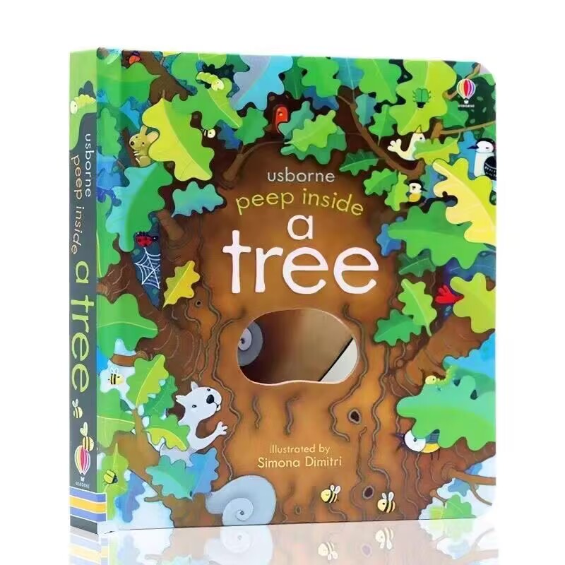 Kids Early Education Books - Usborne Peep Inside A Tree 3D-flap