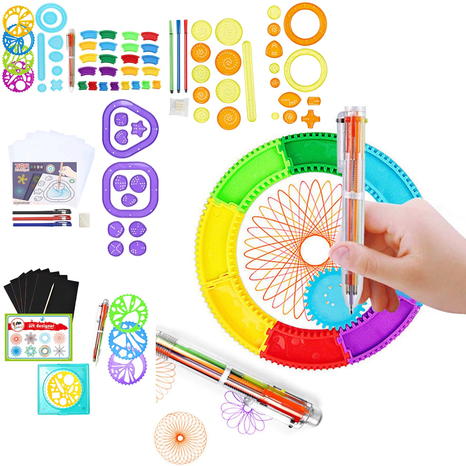 Kleurrijke Spirograph Set Kids - Kids Education Kit recensie en prijs