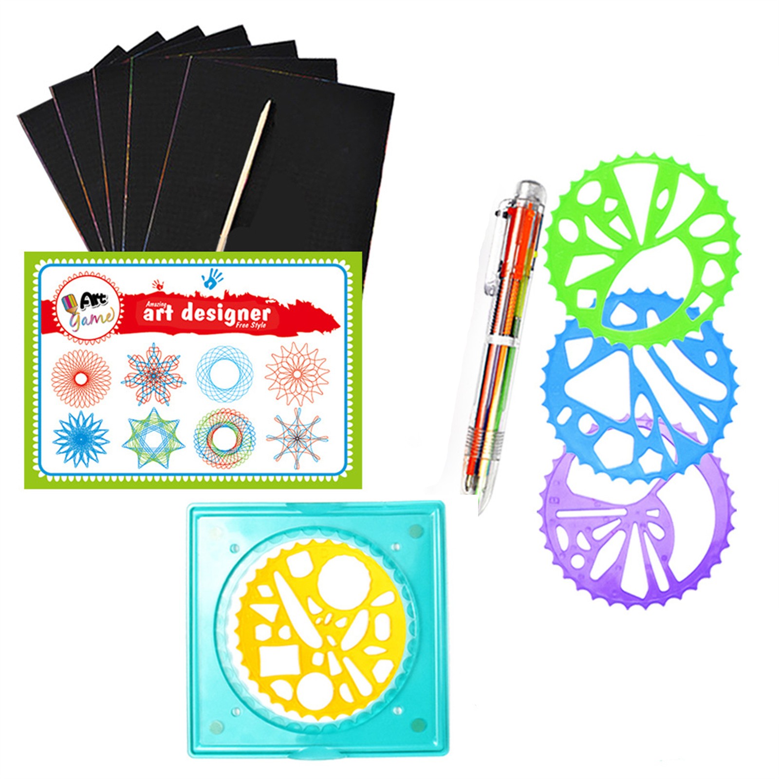 Kleurrijke Spirograph Set Kids - Kids Education Kit recensie en prijs