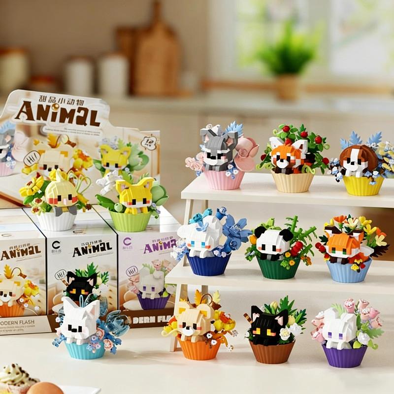 Schattige dieren bouwsteentjes - Kids Education Desk recensie en prijs