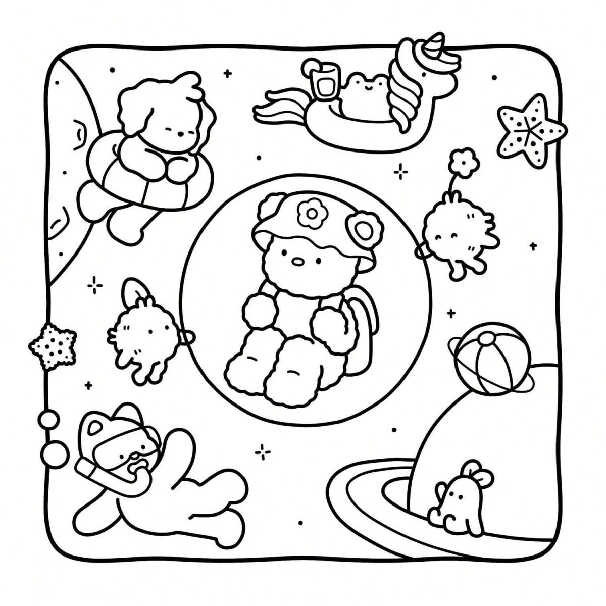 Dromerige vrienden: kleurboek  - Kids Education Kit recensie en prijs