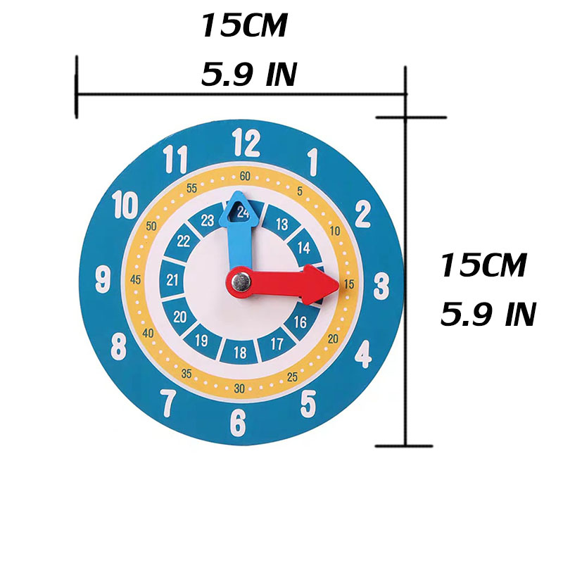 Montessori Leren Klok Houten H - Kids Educational Watch recensie en prijs