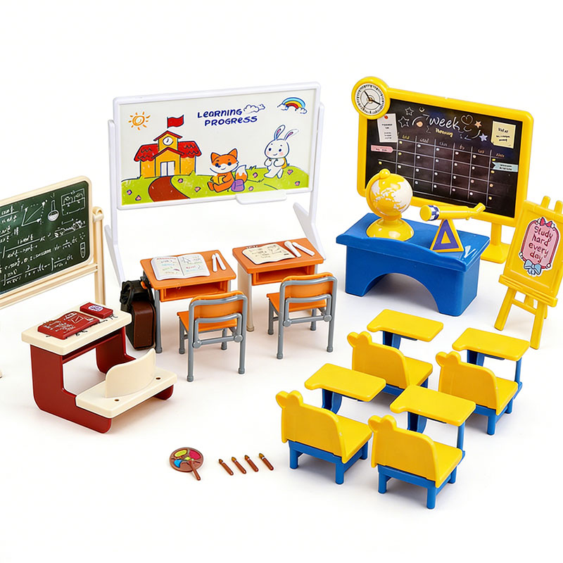 Miniatuurmeubelset voor poppen - Kids Education Desk recensie en prijs