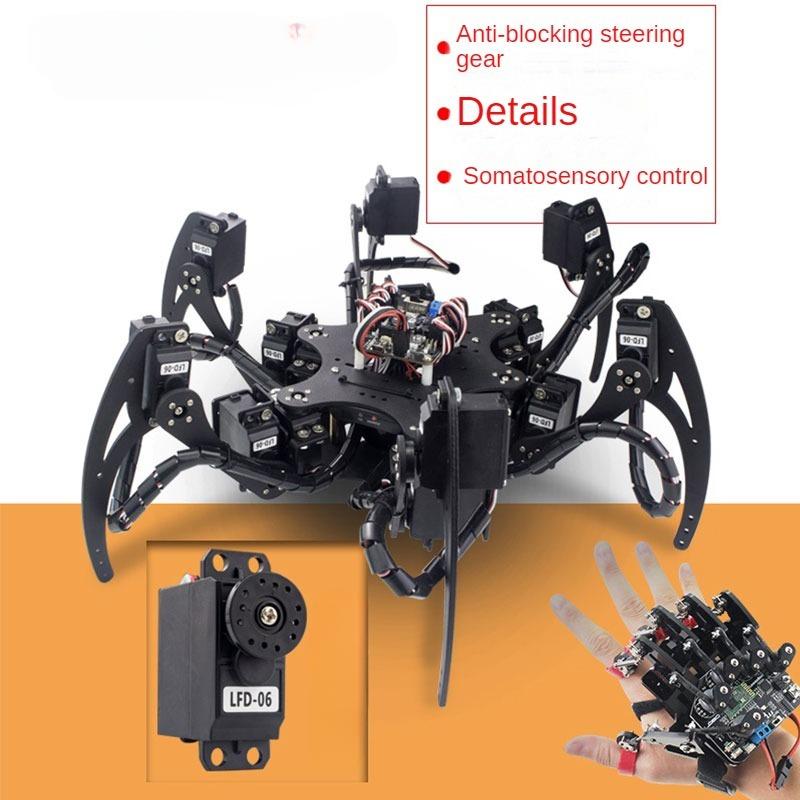 18 DOF Aluminium Hexapod Spide - Coding Robot Toy recensie en prijs