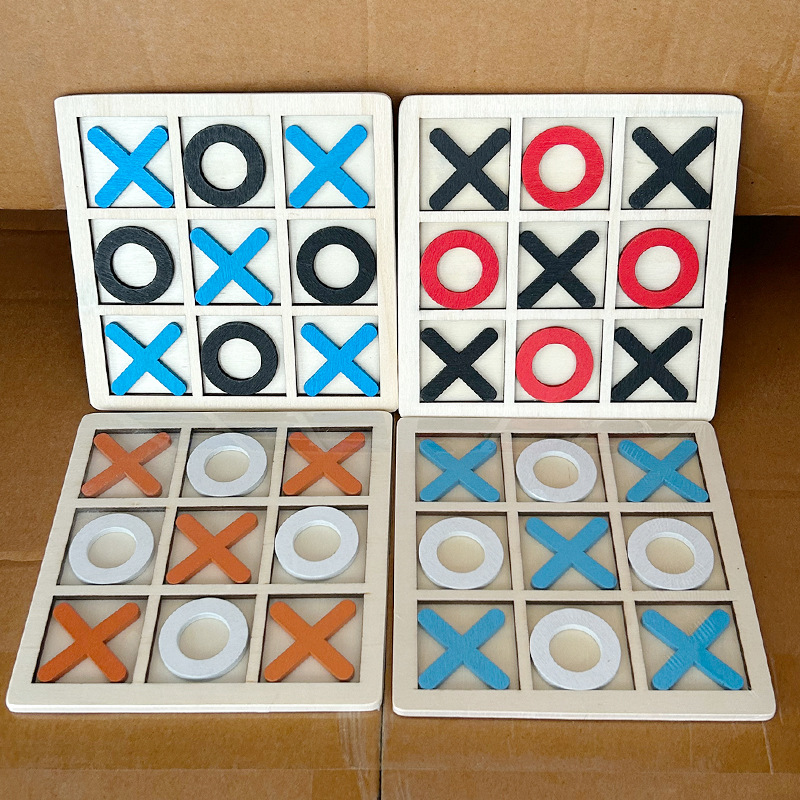5 stuks houten bordspellen bur - Kids Education Desk recensie en prijs