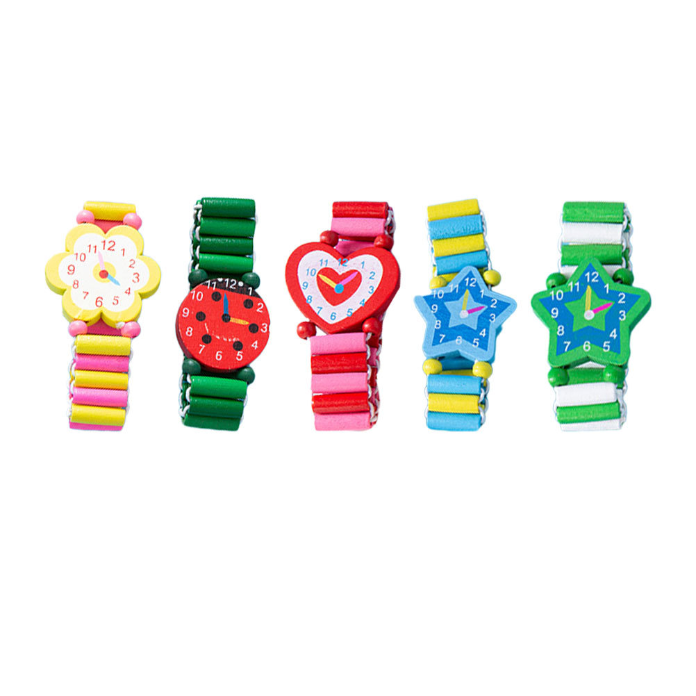 5 stks kinderen kleurrijke arm - Kids Educational Watch recensie en prijs