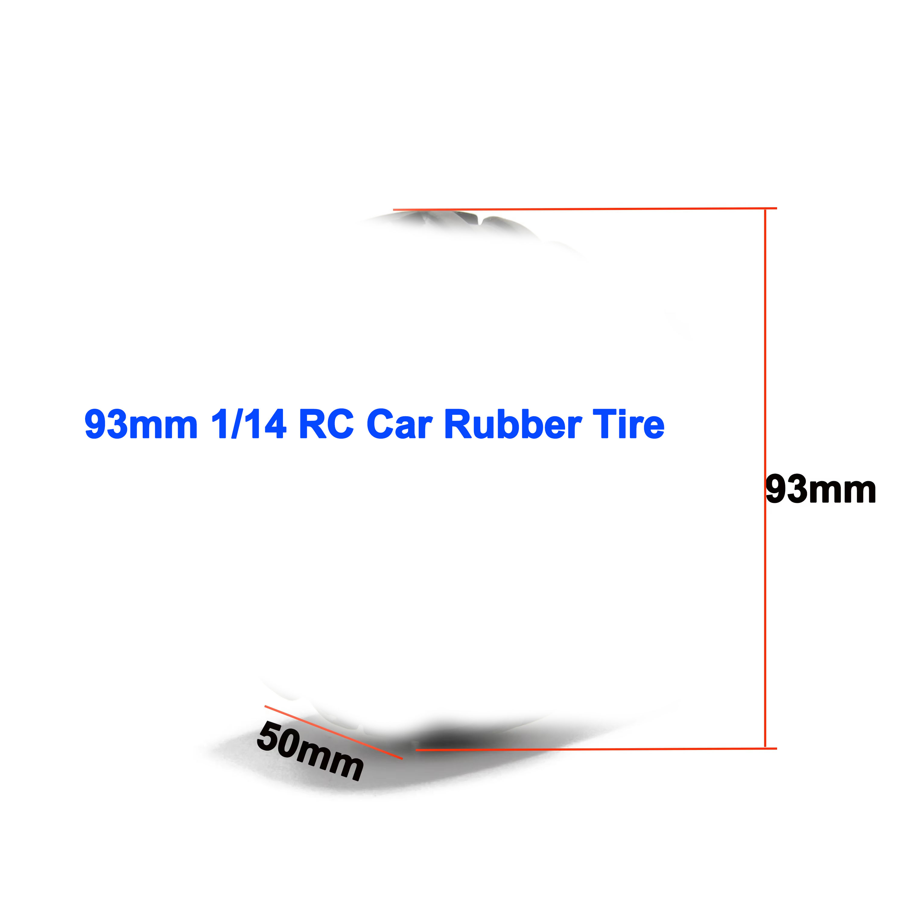 93mm 1/14 RC auto rubberen ban - Hot Wheels Car Monster Trucks recensie en prijs