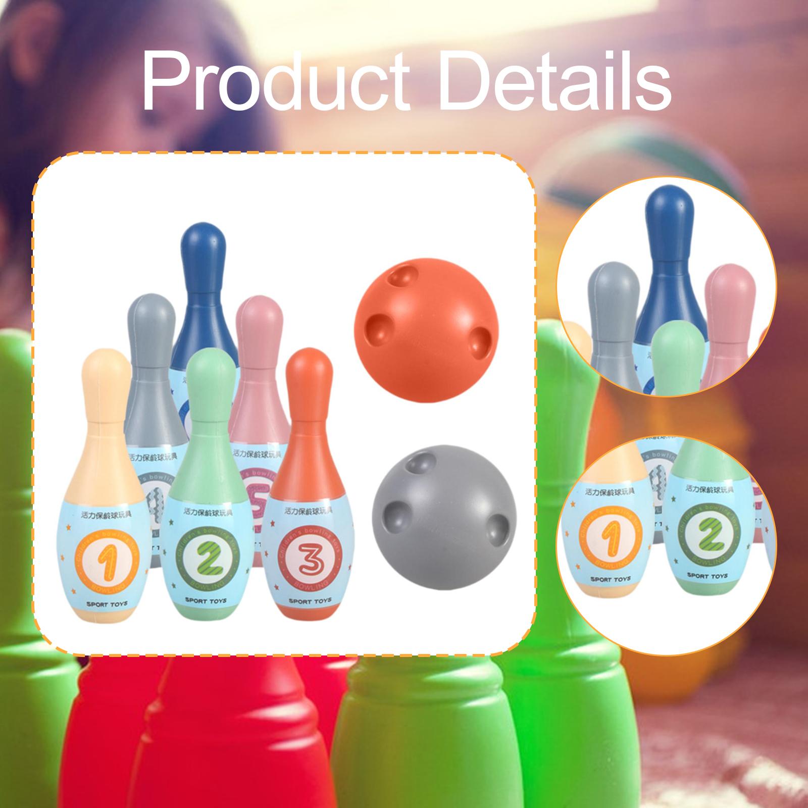 Familiebowlingspel met 6 pinne - Kids Educational Game 2 recensie en prijs