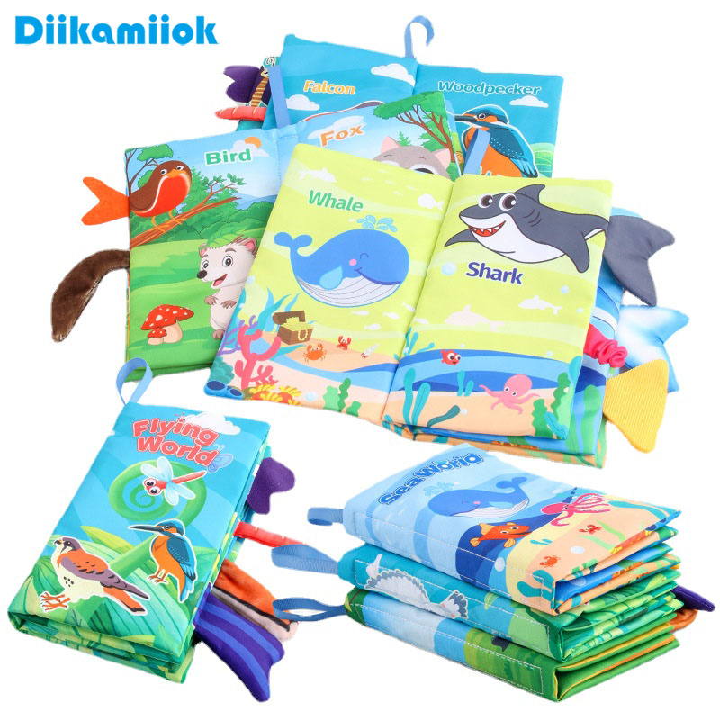 Nieuwe Baby Doek Boeken Visuel - Kids Early Education Books recensie en prijs