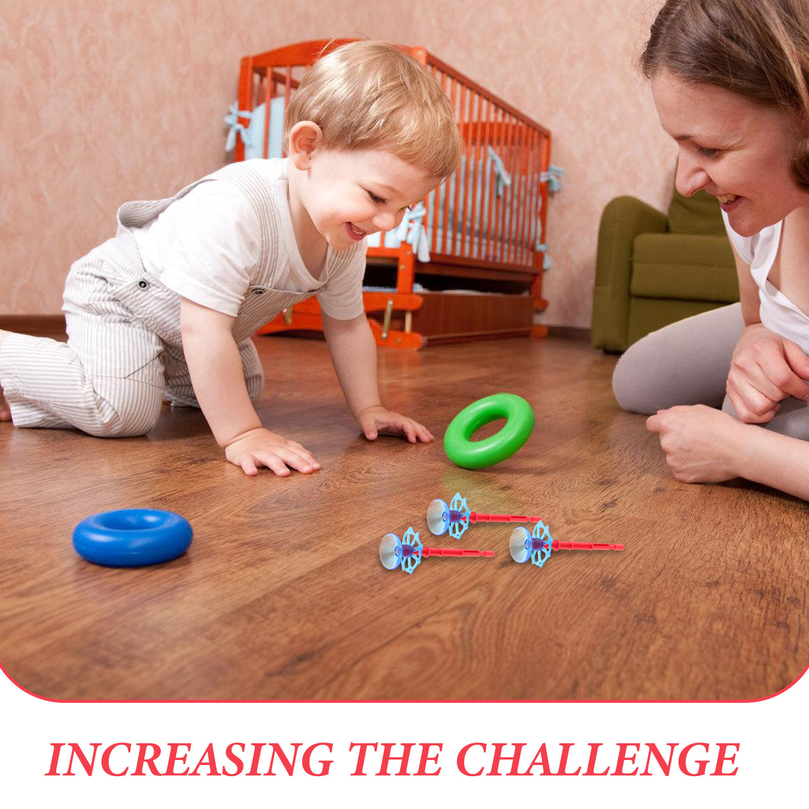 6-delige zuignap-spinpijlen-la - Kids Education Kit recensie en prijs