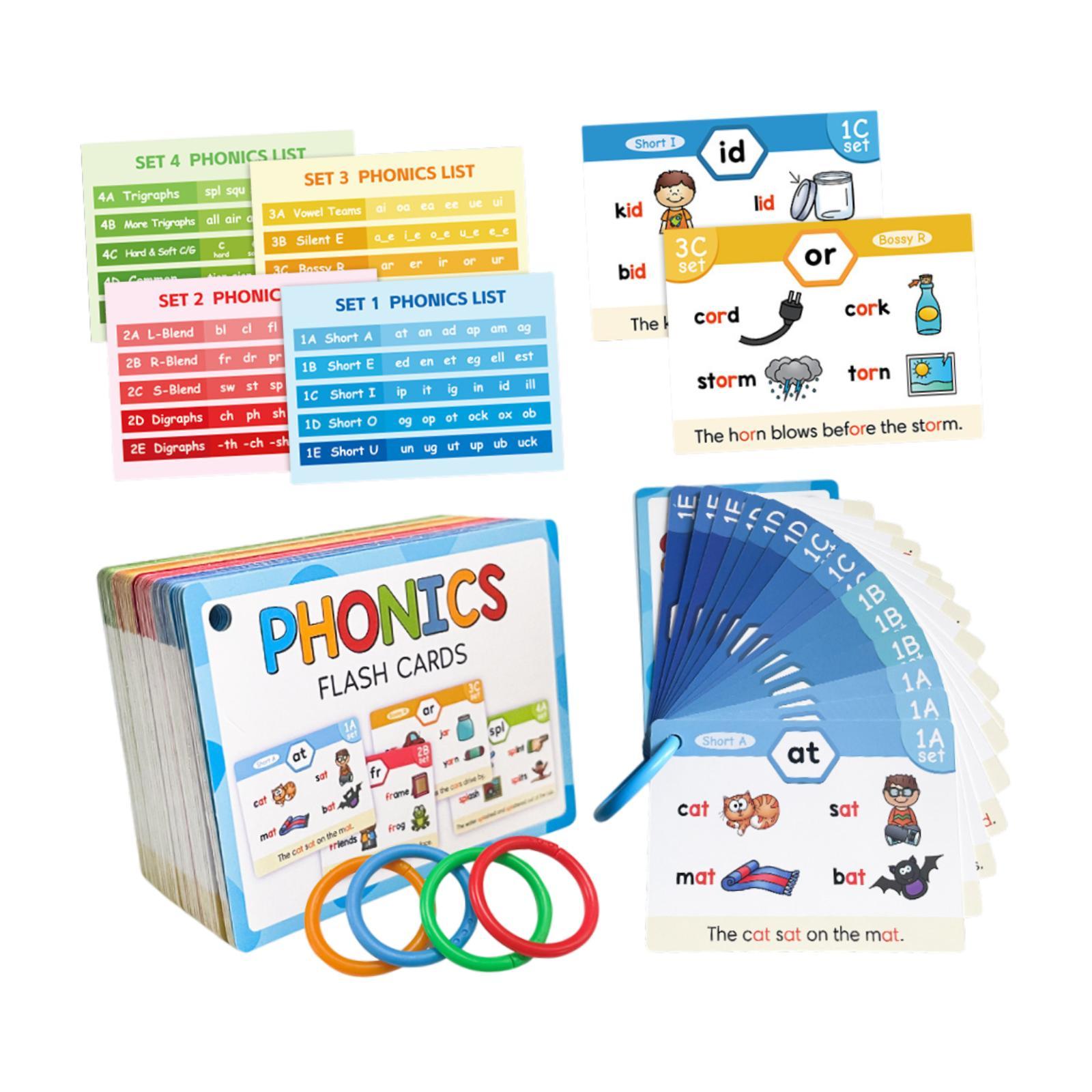 Fonische flitskaarten Leer lez - Phonics Card Game recensie en prijs