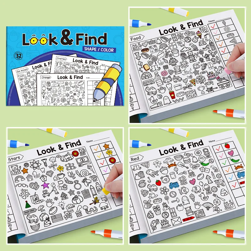 Kinderzoeken Activiteitenboek  - Kids Early Education Books recensie en prijs