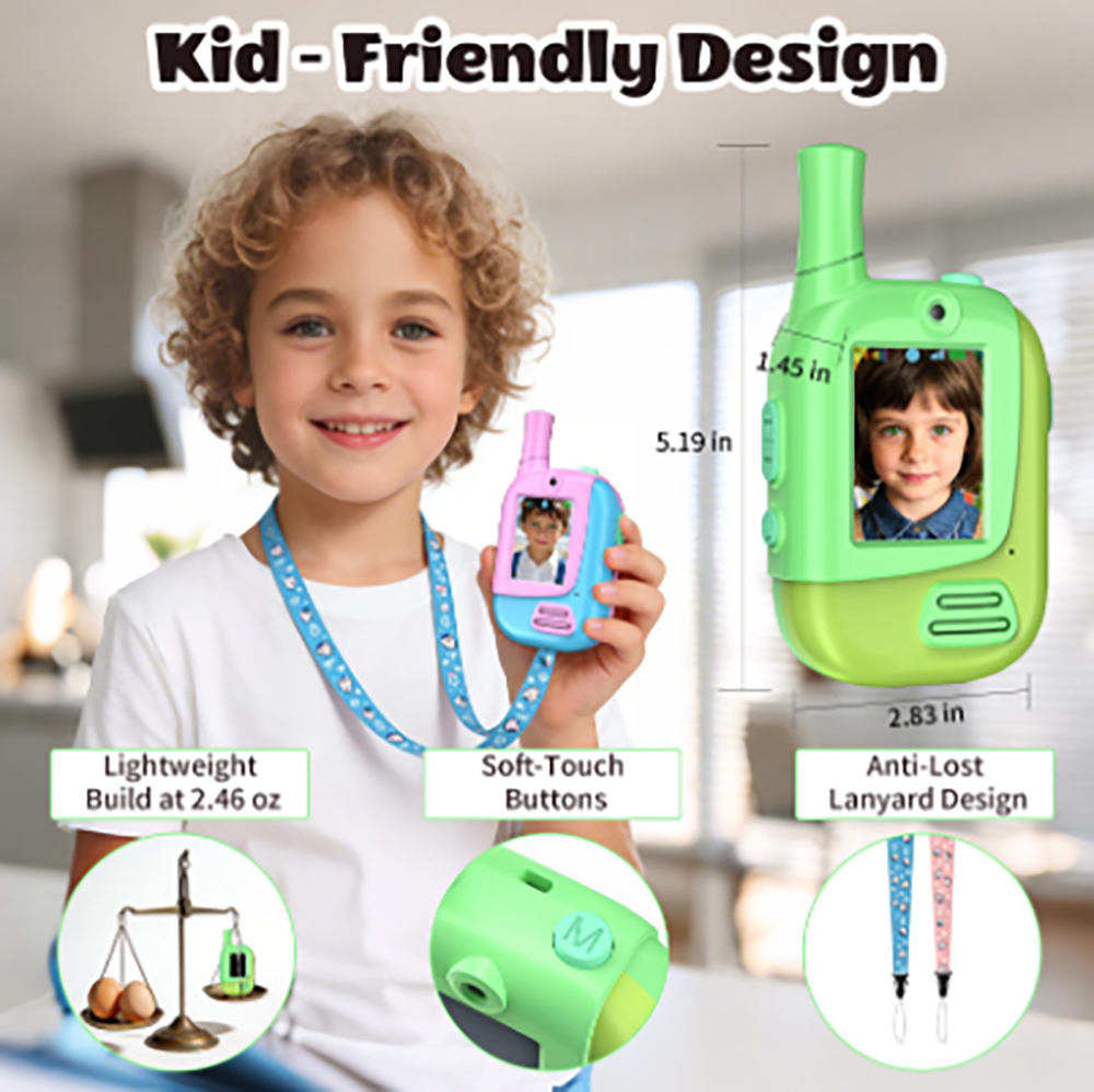 2-pack oplaadbare video-walkie - Kids Educational Game 2 recensie en prijs